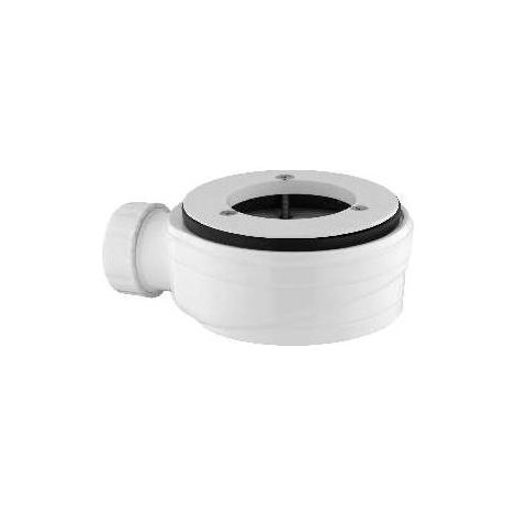 BONDE Siphonnée LUX ABAISSÉE 3 VIS UNIVERSELLES POUR PLAQUES DE DOUCHE STONE Dimensions : Diam. 90 Bride en acier inoxydable