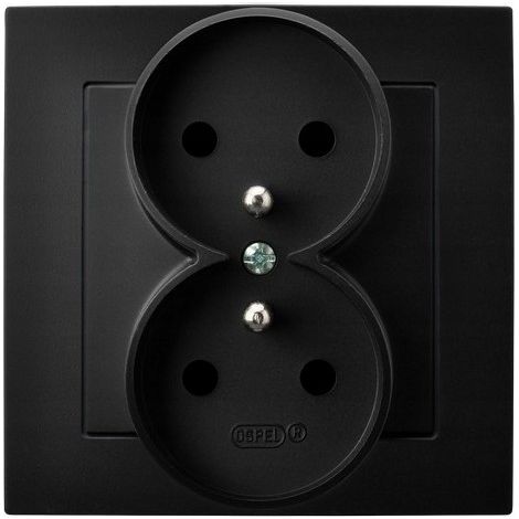 Presa elettrica Ospel gp-2gz/33 doppia incasso ip20 (1/3)