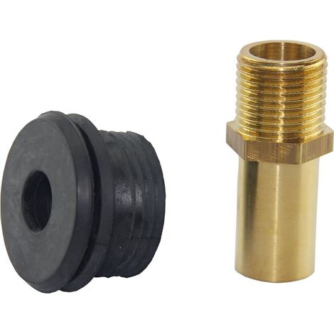 Manguito 1/2" con enchufe para urinario - ROCA