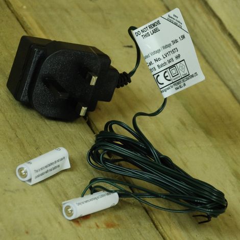 2 x AAA Money Saving Battery Replacement Plug In Adapter (1/2)