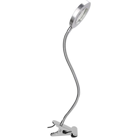 USB-LED-Leselampe mit verstellbarem Clip, weiches Licht für Schönheitsbehandlungen und Tätowierungen (Lupenform) (1/5)