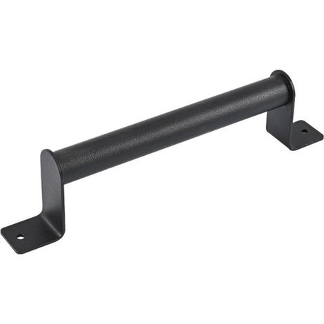 Poignée de porte noire rétro, quincaillerie de porte en bois, poignée en acier au carbone (1/4)