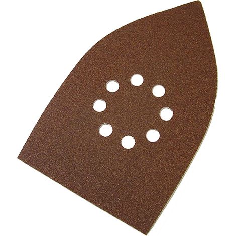 Faithfull 003956 Multi-Sander Sheets Hook & Loop Assorted (Pack 5) FAIAOMULTIA