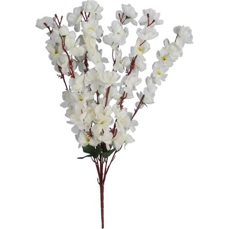 Bouquet artificiale di meli bianchi - 7 rami, 56 cm (1/3)
