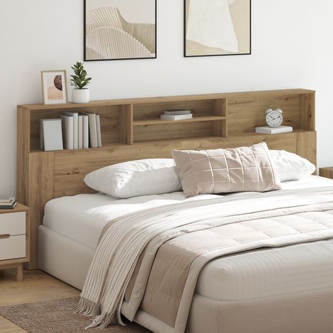 Kopfteil Schrank mit Regal Artisan-Eiche 220 x 19 x 101,5 cm