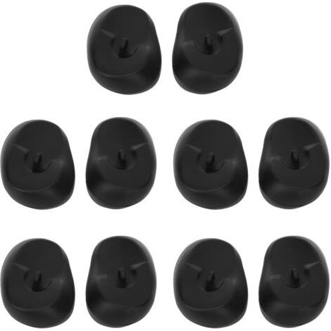 Pair 10 Pièces Protège-Oreilles en Silicone Léger et Durable, Couvre-Oreilles pour Salon à Domicile et Protection Auditive (1/5)