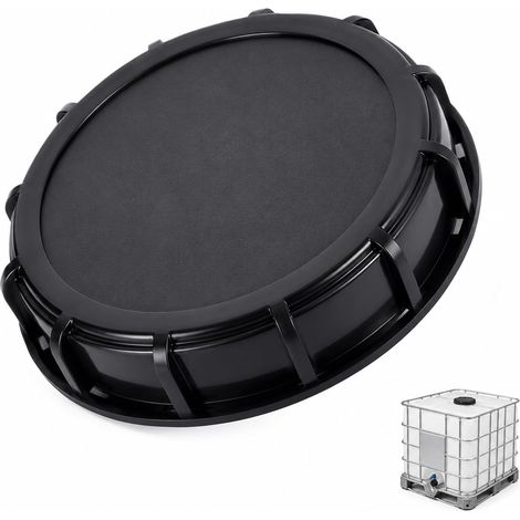 Couvercle de réservoir IBC - 163 mm - Avec joint d'étanchéité fileté - Accessoire de réservoir pour réservoir d'eau IBC de 1000 l - Pour aquarium et irrigation du jardin - Bouchon de fermeture (1/5)