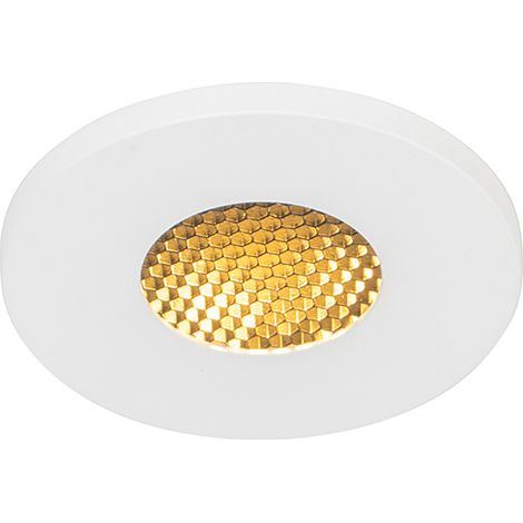 QAZQA shed - Spot encastrable - 1 lumière - Ø 85 mm - Blanc - Moderne - éclairage extérieur - Salle de bains