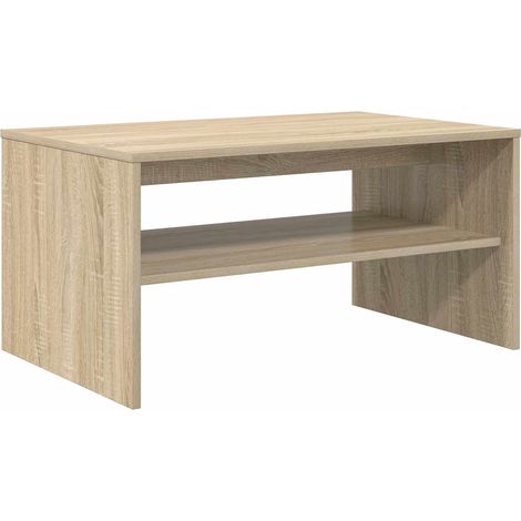 Table basse Chêne Sonoma 80 x 50 x 40 cm Bois d'ingénierie (1/5)