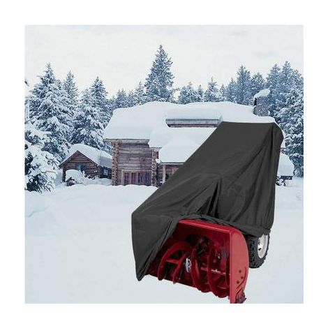 BRAVIX Housses de souffleuse à Neige imperméables Housse Robustes pour Fraises de déneigement 12010281cm Housse de Protection pour souffleuse à Neige avec Sacs de Rangement