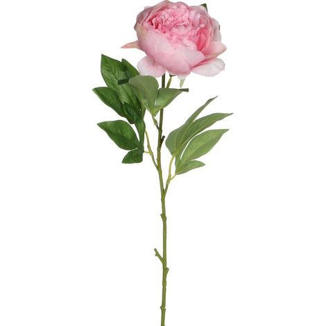 Mica künstliche Pfingstrose rosa 76 cm Deko Pflanze Einzelblume