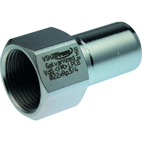 Raccord kan-therm reduced coupling verzinkter Stahl BSPT Rc Gewinde