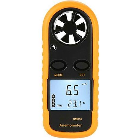 Anémomètre/Instrument de test cambrien/Vitomètre/Anémomètre numérique, adapté aux applications industrielles et agricoles. (1/4)