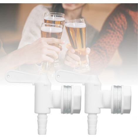 2 Robinets à Bière Amovibles avec Embouts Barbelés pour Brassage Maison de Vin et Bière (1/5)