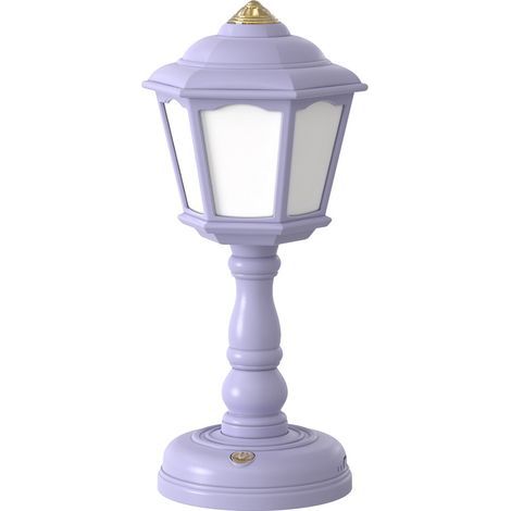 Mini-Tischleuchte, dekorative LED-Nachttischlampe, Kinderlampe für Schlafzimmer, Wohnzimmer, Studentenwohnheim, Weihnachtsgeschenk für Kinder, Babys und Kleinkinder, lila (1/5)