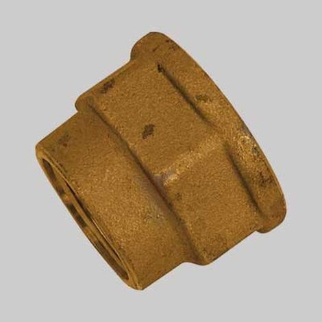 MANICOTTO RIDOTTO FEMMINA/FEMMINA OTTONE GIALLO - 1"1/4 x 3/4
