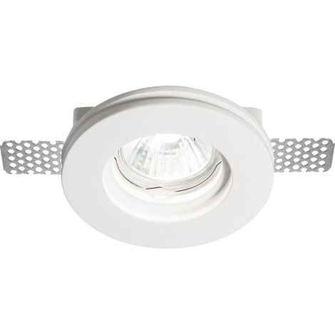 Faretto Incasso Moderno Samba Gesso Bianco 1 Luce Gu10 D60Cm (1/3)