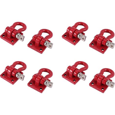 4 Paire Crochet de Remorque 1: 10 Echelle Accessoire pour Camion Chenille RC -10 (1/5)