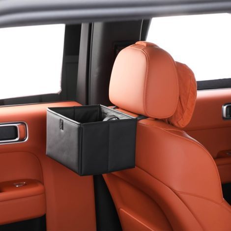 Poubelle de voiture étanche, grande capacité, boîte de rangement multifonctionnelle suspendue, adaptée aux voyages en extérieur, poubelle pliable pour camion, SUV, maison, bureau (noir) (1/5)