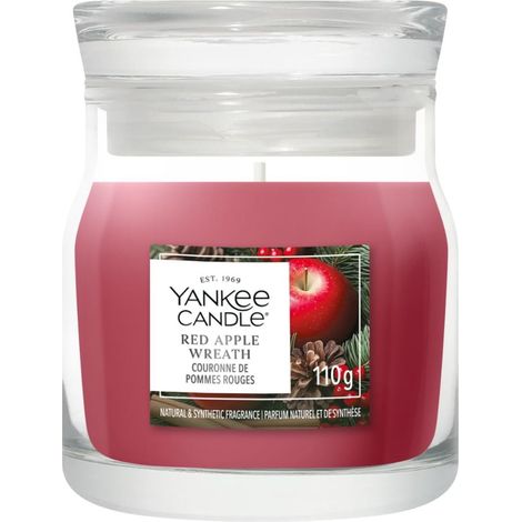 Jarre Bougie Parfumée Couronne de pommes rouges (1/4)