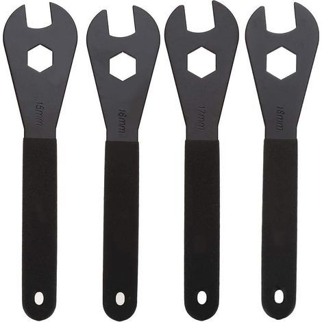 Clé à vélo - Clé à cône en Acier au Carbone Multifonction Durable Outil de réparation de vélo(15mm,16mm,17mm,18mm) (1/5)