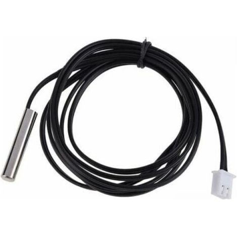 1M Temperature Probe High Precision NTC 10K/B3435 Water Resistant Thermistor Cable Temperature Probe (1/4)