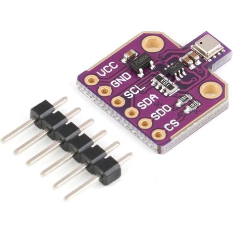 BME680 Temperatur- und Feuchtigkeitssensor, Umweltsensor, Messung von Temperatur, Feuchtigkeit und Druck, Luftqualitätserkennung, verschiedene Branchen, unterschiedliche Umgebungen (1/5)
