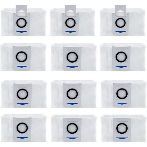 12er-Pack Staubsaugerbeutel-Zubehör für Ecovacs Deebot X1 Omni / X1 e Omni, Ersatz-Staubbeutel für Staubsauger (1/4)