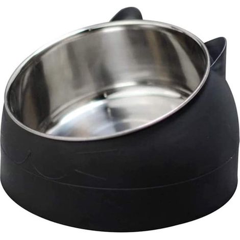 Comedero para gatos de acero inoxidable de 400 ml - Bebedero multifuncional para perros y gatos - 15 (1/5)