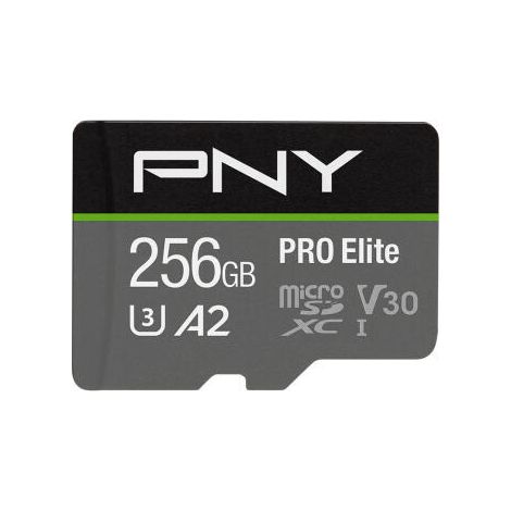 MICRO SD PNY 256GB ELITE UHS-I C10 MICROSDXC (1/4)
