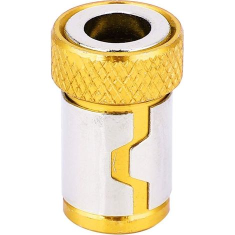 Lot 5 anneaux magnétiques antidérapants – jaune – 1/4″ – accessoire tournevis (1/5)