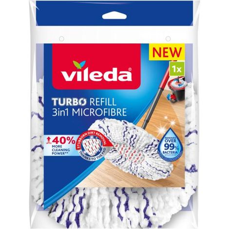 Vileda Turbo 3 en 1 Accesorio de Limpieza de Microfibra (1/4)