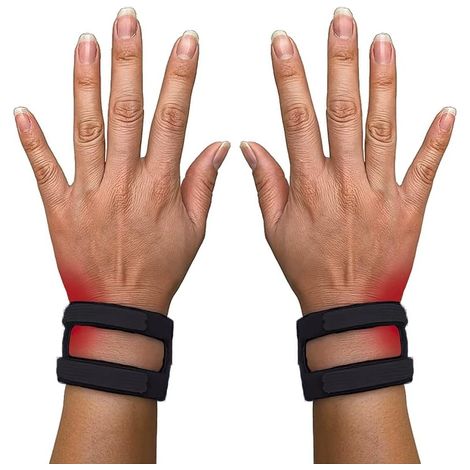 Lot de 2 attelles de poignet pour larmes TFCC, taille unique convient à la plupart. Pour poignets gauche et droit, soutien pour la charge de poids et l'exercice. (1/4)