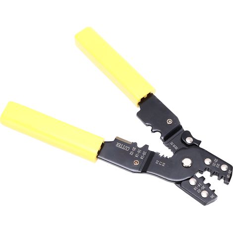 3-in-1-Kabelabisolierer aus hochkohlenstoffhaltigem Stahl, Crimpzange und Elektrikerzange mit PVC-Griff (1/5)