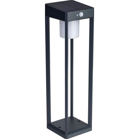 Borne ZURYA SOLAR 50cm gris anthracite 3000K 350lm 4,4W IP54 - EUROPOLE - 69882