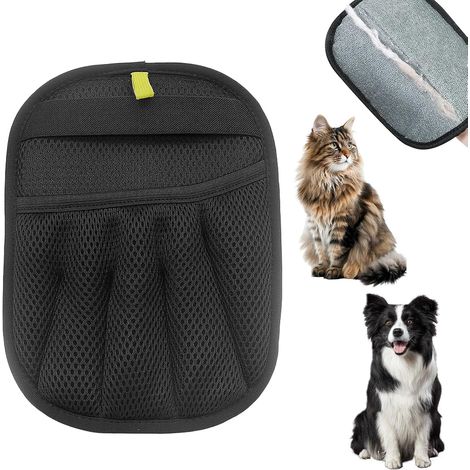 2 Pièces Gant Anti Poils Animaux Lavable en Machine, Gant Poil Chat,Réutilisable Gant Statique Attrape-poils, Ramasse les Poils de Chien et Chat sur Canapé, Meuble, Tapis, Siège Auto et Vêtements (1/5)