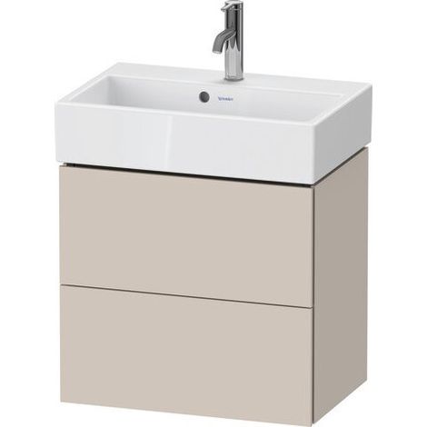 DURAVIT LC621909191 WTU L-Cube suspendu, 2 tiroirs