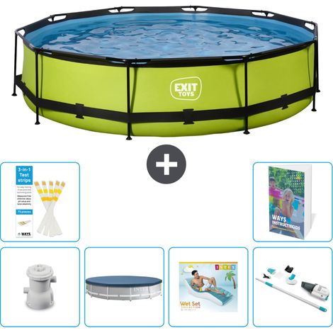 Exit Pool Rund - 360x76 cm - 7-teilig S236