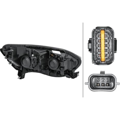 Projecteur principal Hella 1EL 012 293-411 RENAULT 26 06 016 03R 26 06 067 27R