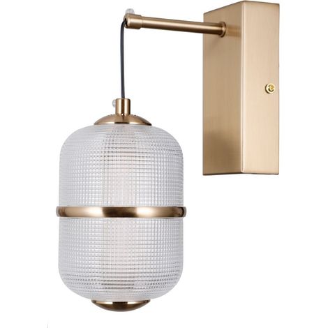 Wandleuchte alani LED gold ALU italux WL-34375-1-HBR (1/2)