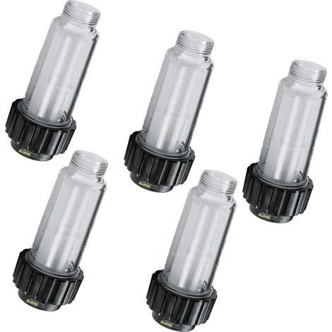 Filtre À Eau - Lot De 5 - Pour Nettoyeur Haute Pression - Raccord 3/4" - Compatible Kärcher K2-K7
