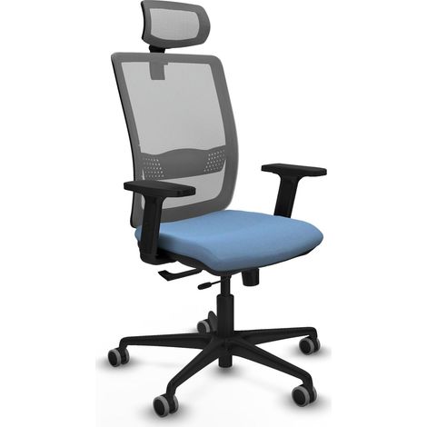 Silla de oficina piqueras y crespo Haches gris nylon cómoda (1/2)