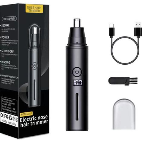 tondeuse à poils de nez rechargeable