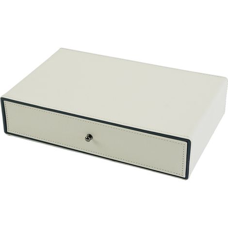 Organisateur de maquillage grande capacité, boîte de rangement pour cosmétiques, bijoux et soins de la peau, anti-poussière, rangement de table pour coiffeuse et chambre (1/5)