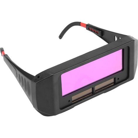Lunettes de Soudure, Masque de Soudeur Lunettes de Protection des Yeux Automatiques de Soudure Auto-assombrissantes Solaires Lentilles de Sécurité (1/5)