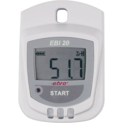 ebro 1601-0044-Z EBI 20-TH1 Data logger multifunzione Misura: Umidità dell'aria, Temperatura -30 fino a +70 °C 0 fino a