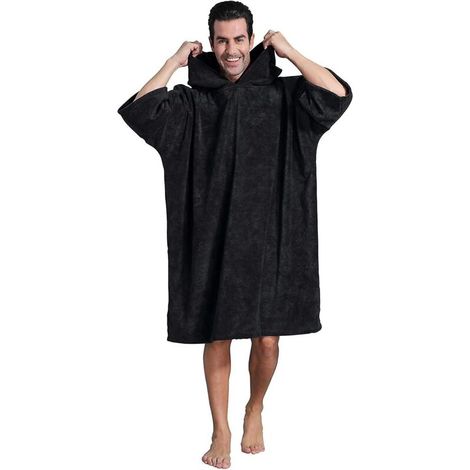 Peignoir de plage à capuche pour le surf (1/5)