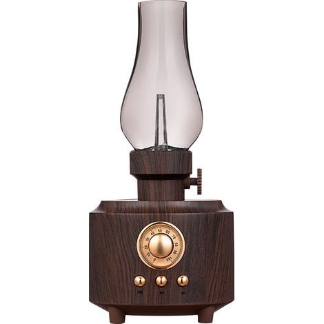 Lampe à pétrole avec audio Bluetooth, radio FM sans fil vintage, veilleuse extérieure à brancher, récepteur audio (1/5)