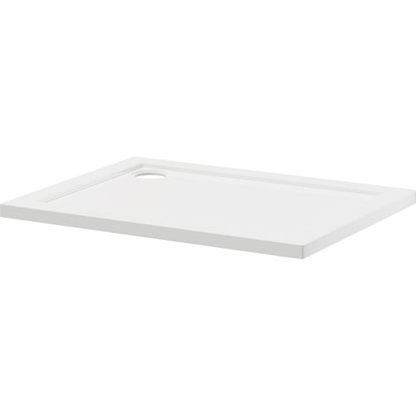 Pearlstone 1000mm x 760mm x 40mm Rectangular Shower Tray (1/4)