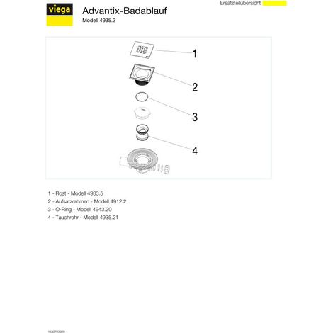 VIEGA 557140 Siphon de baignoire 4935.2 (1/5)